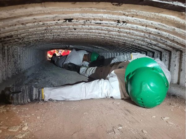 Treinamento de segurança em espaços confinados